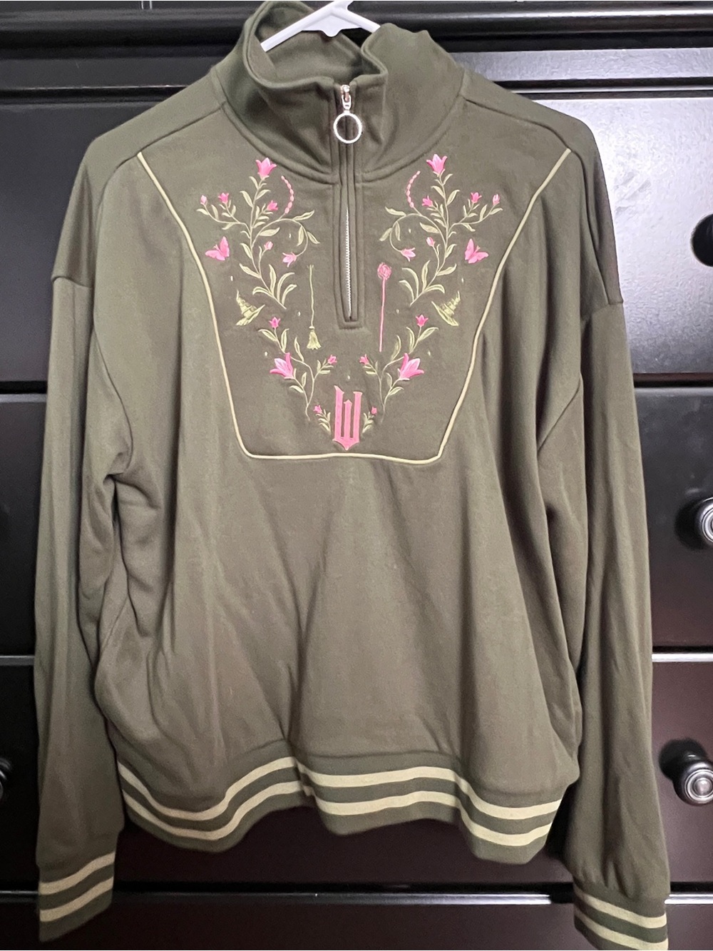 Wicked movie quarter zip sweatshirt